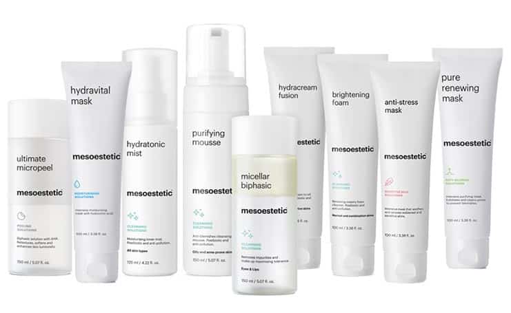 La gamme Mesoestetic disponible chez DEPIL&YOUNG