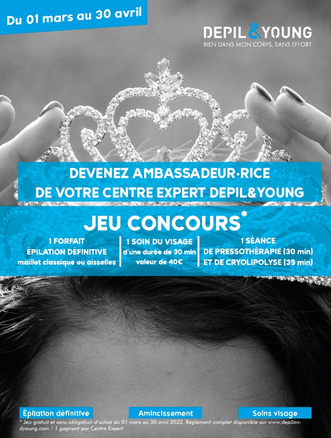 Jeu concours : devenez ambassadeur·drice Depil&Young