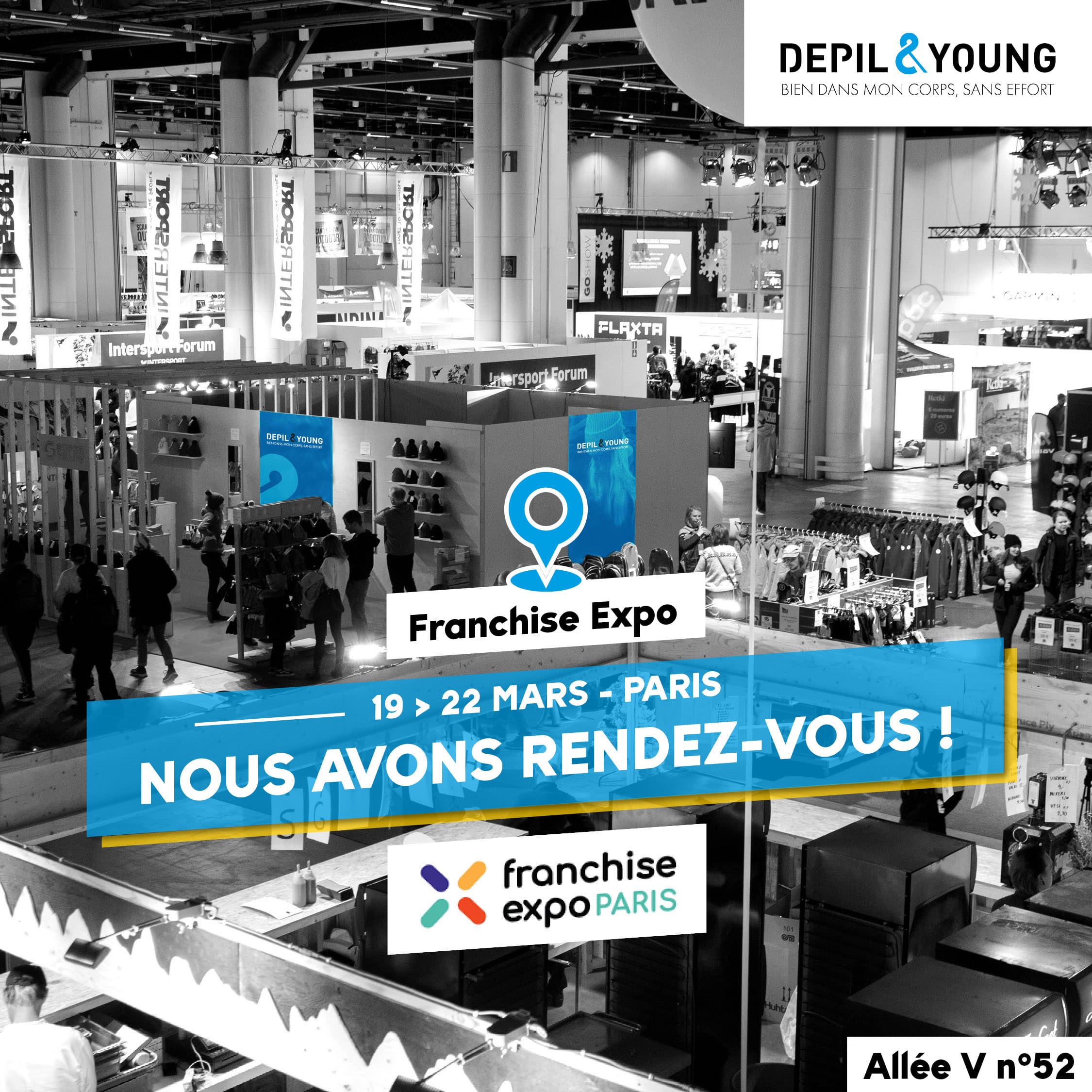Salon franchise expo Paris Depil&Young format Insta