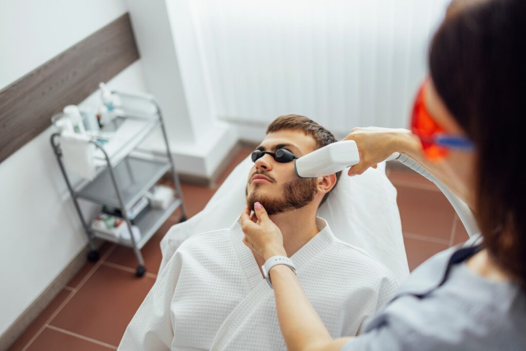 épilation du visage en institut