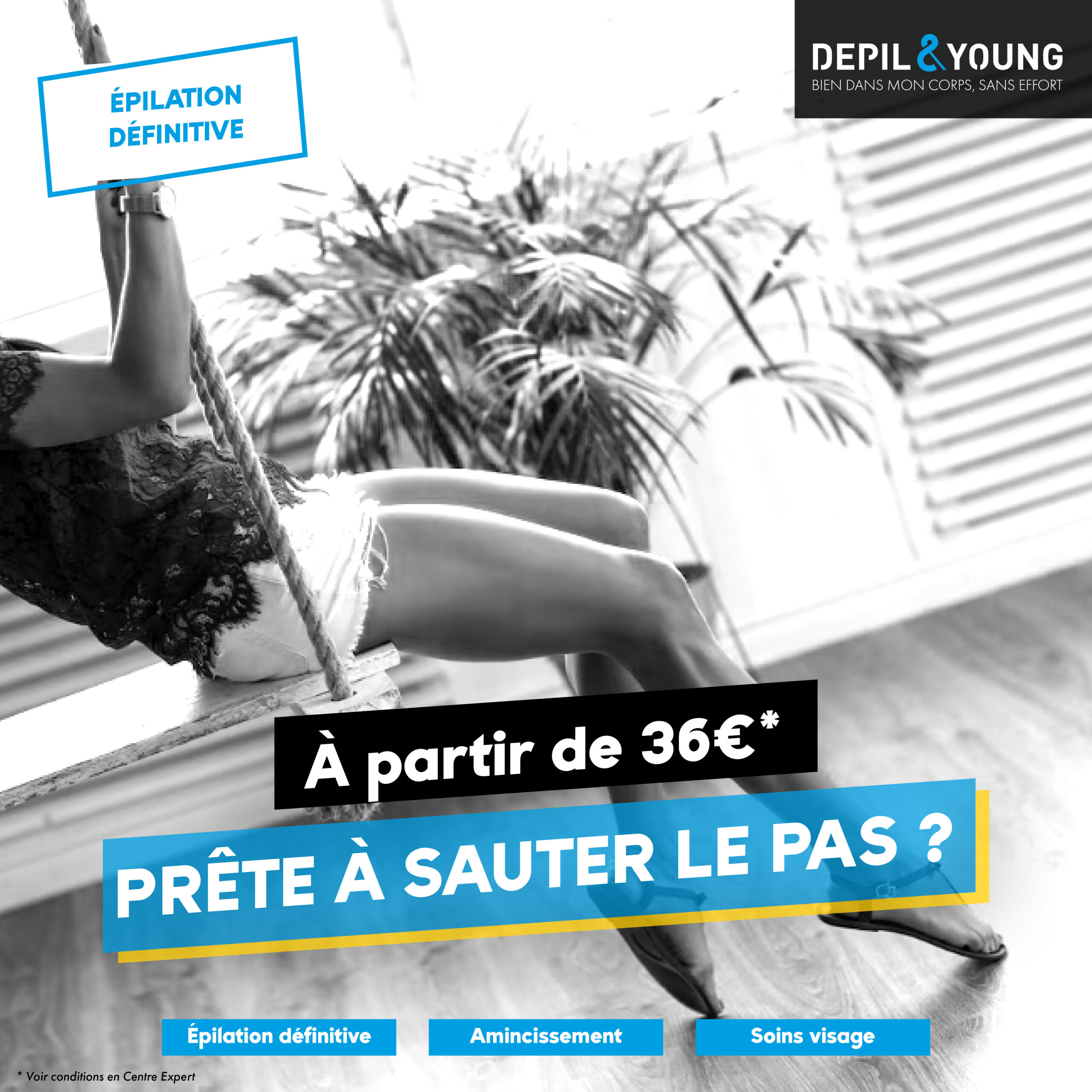 épilation demi-jambes