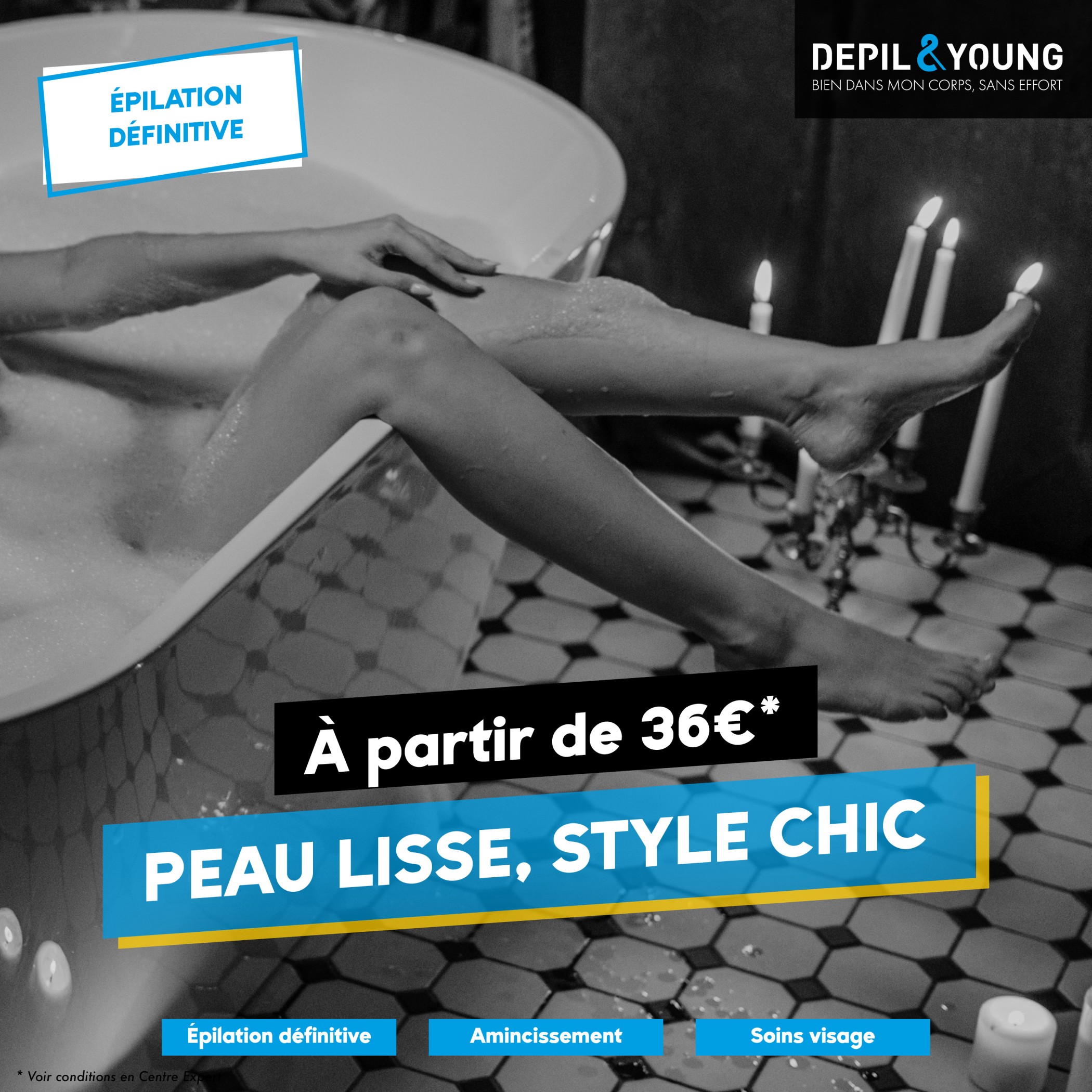 femme touche ses jambes lisse sans poils style chic pour peau lisse black friday