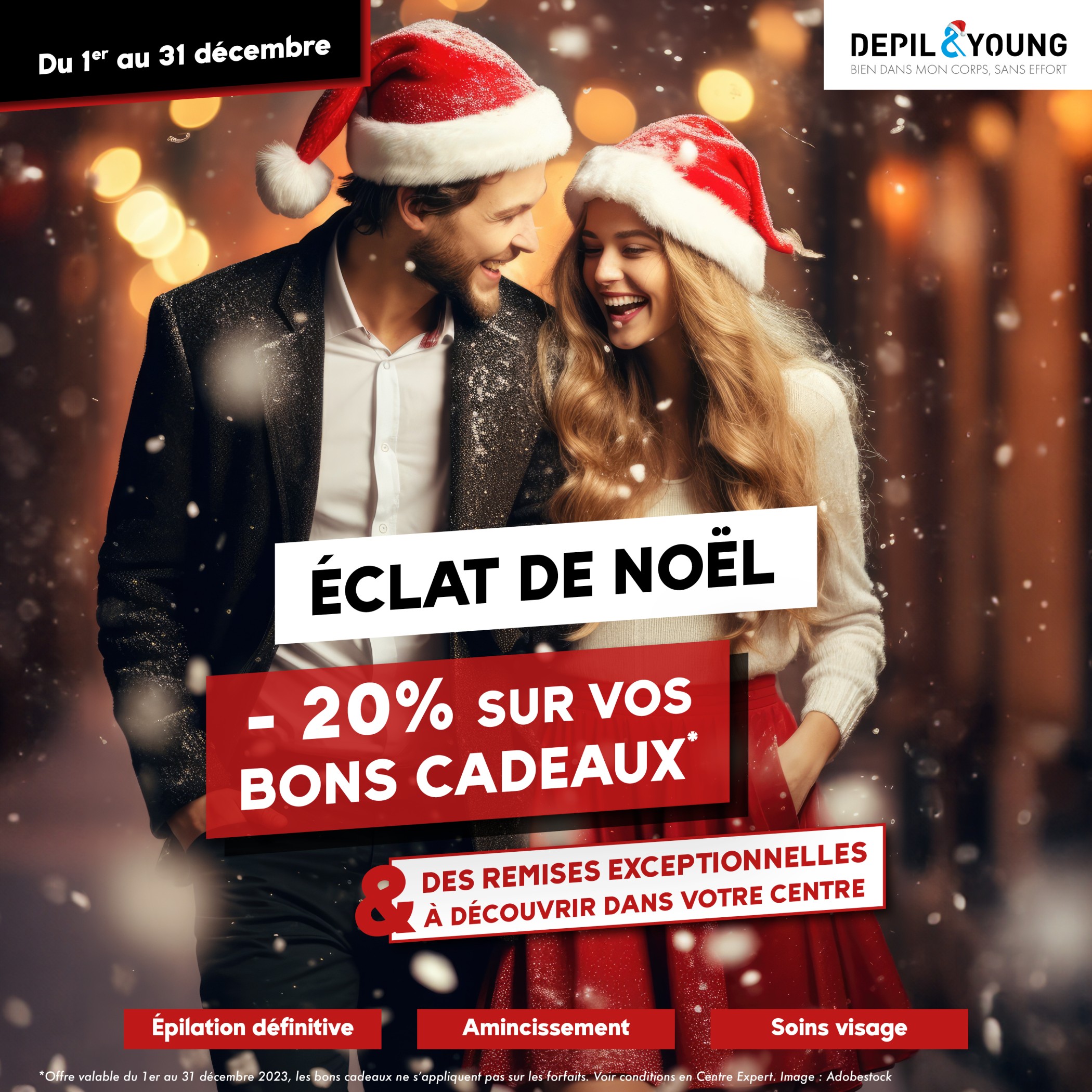 Noël arrive avec des surprises éblouissantes chez Depil & Young!