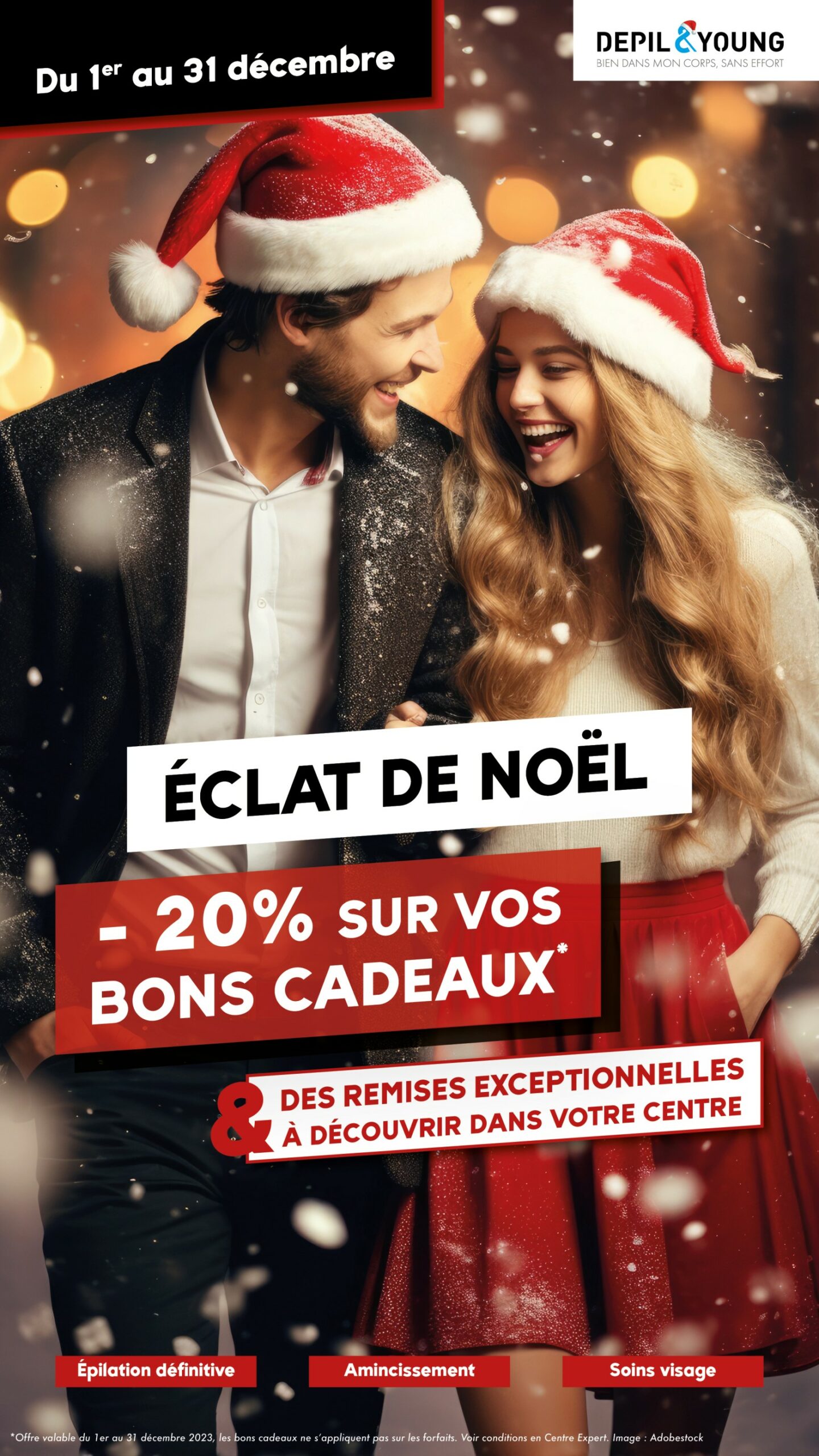 Noël arrive avec des surprises éblouissantes chez Depil & Young!